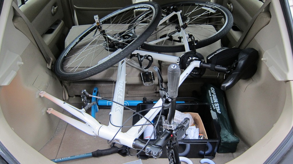 僕が自転車を車 ティーダ に積む方法 サイクルキャリア そのまま車載 島岡のブログ